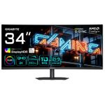 Gigabyte MO34WQC36 / 34" OLED / 3440 x 1440 (WQHD) 360 Hz / 0.03ms GTG / FreeSync Premium Pro / HDMI 2.1 x 2, Displayport 2.1 x 1, USB 3.2 x 3 / USB Type-C x 1 / SP (MO34WQC36)