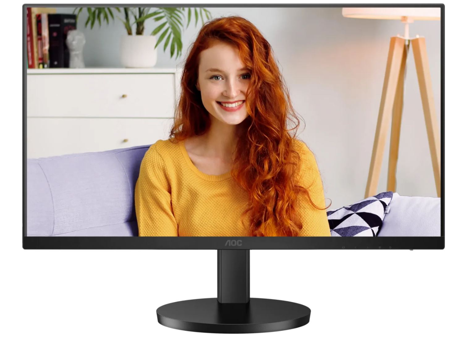 AOC U27B3CF 27 Zoll UHD Monitor Lautsprecher höhenverstellbar HDR10 3840x2160 4K (U27B3CF)