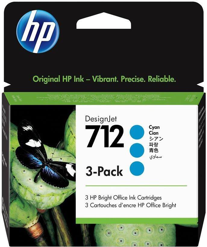 HP 712 3er-Pack 29 ml (3ED77A)