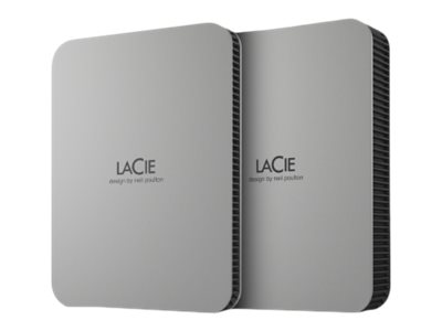 LaCie Mobile Drive Externe Festplatte 1 TB 2,5" USB-C Moon Silver