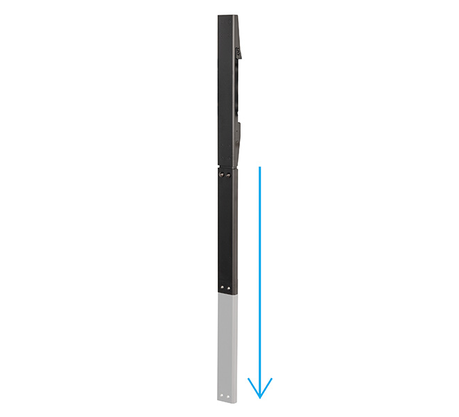 B-TECH System X BT7031 Zubehör-Montagearm 4 kg verstellbar Schwarz