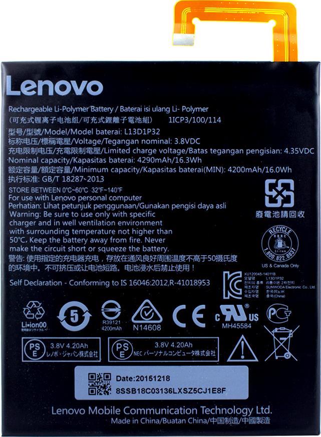 Lenovo Li-Polymer Akku (L13D1P32)