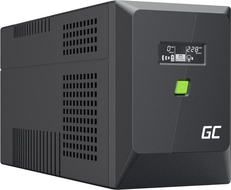 Green Cell Unterbrechungsfreie Stromversorgung (USV) Line-Interaktiv 2 kVA 1200 W 4 AC-Ausgänge (UPSLM1200)