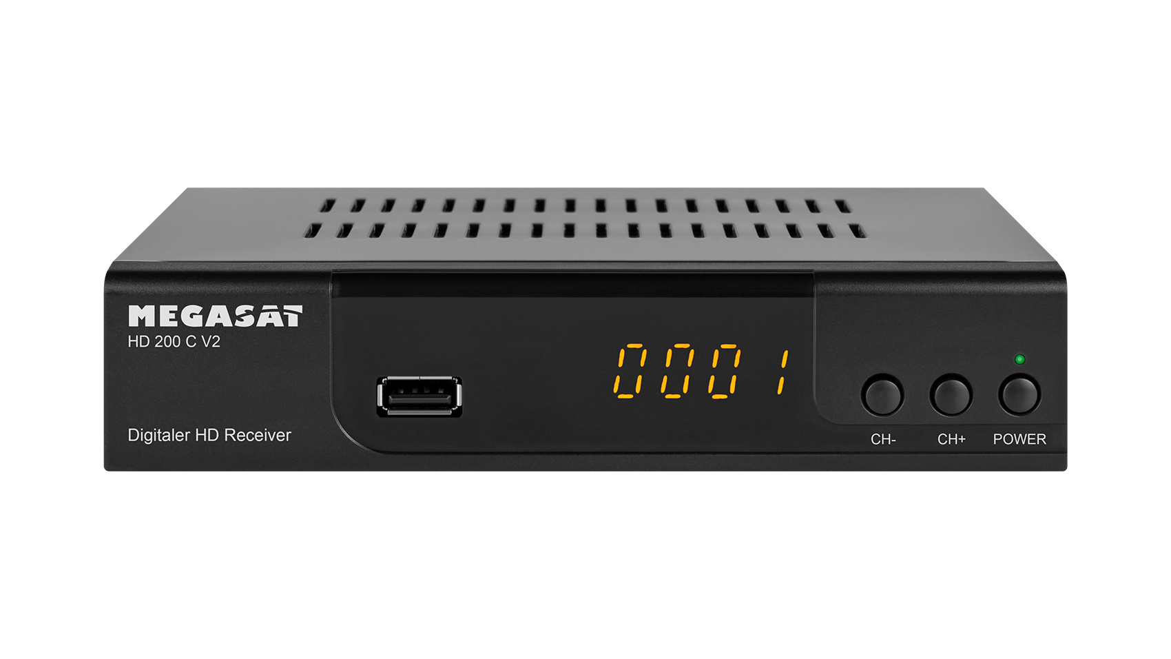 Megasat HD 200C V2 Full HD DVB-C Kabelreceiver Schwarz