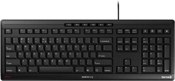 TERRA Keyboard 3500 Corded [DE] USB black baugleich zum Cherry Stream Keyboard JK-8500DEADSL (JK-8500DEADSL)