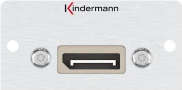 Kindermann 7444000583 Steckdose DisplayPort Aluminium (7444000583)