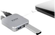 PORT Connect USB HUB 4 PORTS TYPE C (900123)