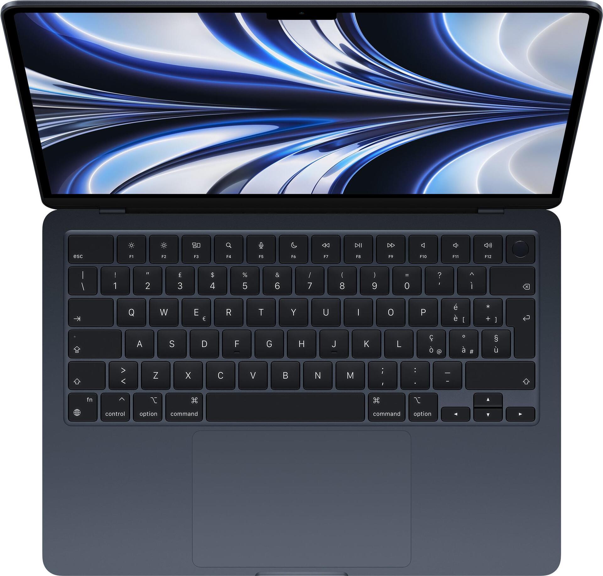 Apple MacBook Air MacBookAir M2 Notebook 34,5 cm (13.6" ) Apple M 16 GB 512 GB SSD Wi-Fi 6 (802.11ax) macOS Monterey Blau (Z160_5378_DE_CTO)