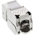 InLine® Keystone RJ45 Buchse / LSA Einsatz, SNAP-In, Cat.6a, schmale Bauform (76202C)