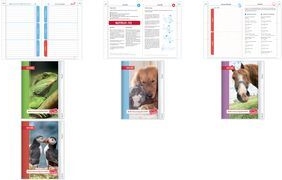 ROTH Hausaufgabenheft Papageientaucher für clevere Faule liniert DIN A5 ohne Rand, 104 Blatt (89511)