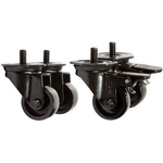 LogiLink Rollensatz für 48,30cm (19") Standschränke, 600 kg für Conovate Standschränke ohne Sockel, 150 kg Belastung pro - 1 Stück (AC106)