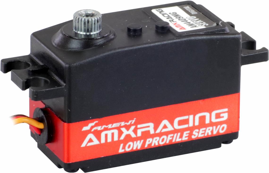 Amewi Low-Profile-Servo AMXRacing AM4409MG Low Profile Analog-Servo Getriebe-Material: Metall (28995)