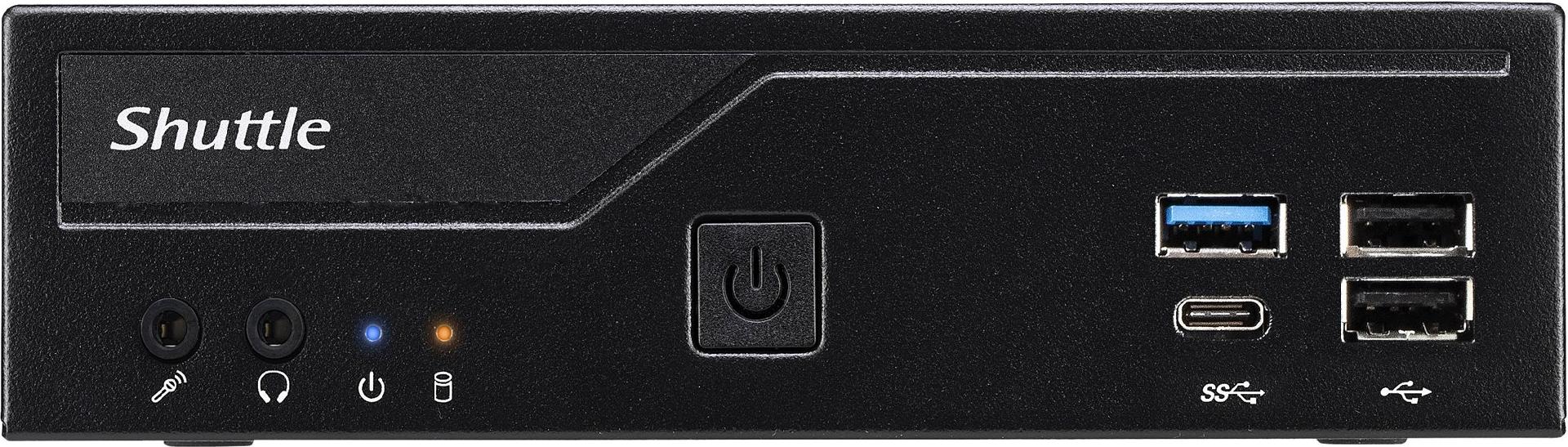 Shuttle XPC slim DH610 Barebone LGA 1700 Intel H610 Schwarz