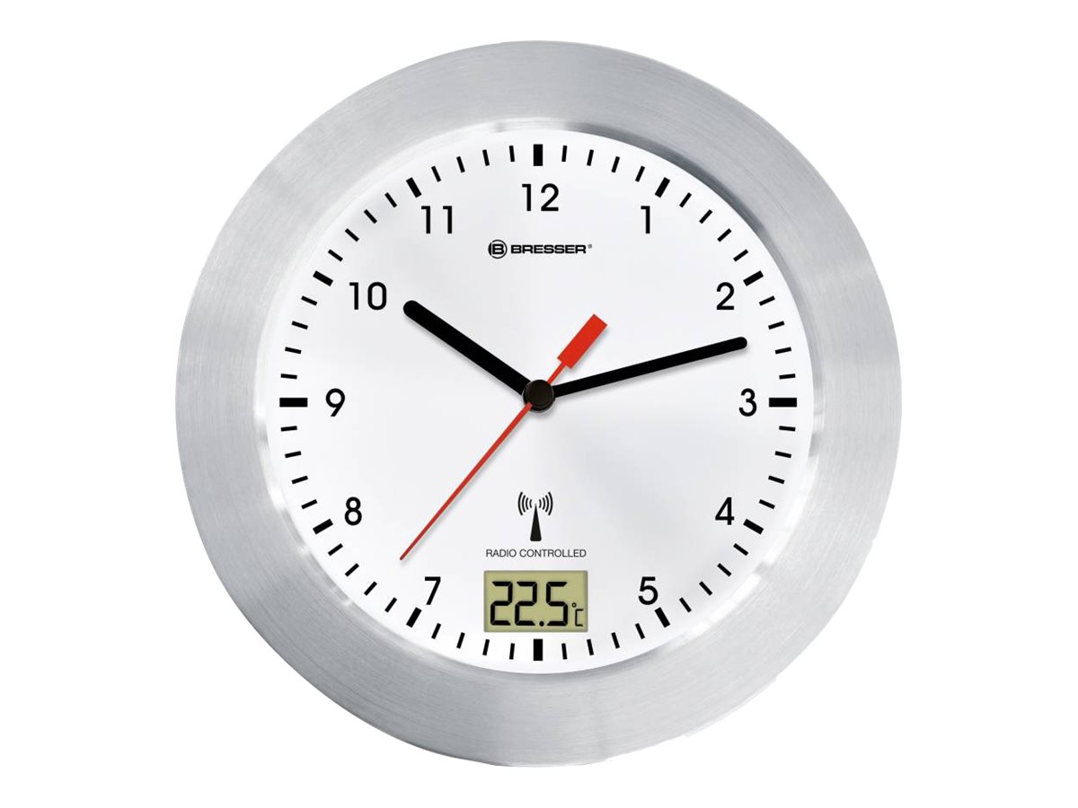Bresser MyTime Bath 17 cm Funk-Baduhr Weiß