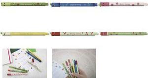 EBERHARD FABER Gelschreiber Fruity Erase it! Avocado Strichstärke: 0,7 mm, nachfüllbar, Schreibfarbe: blau, - 1 Stück (582133)