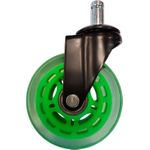 LC-Power LC-CASTERS-7BG-SPEED Büro- & Computerstuhl-Teil Grün Kunststoff - Gummi Lenkrolle (LC-CASTERS-7BG-SPEED)