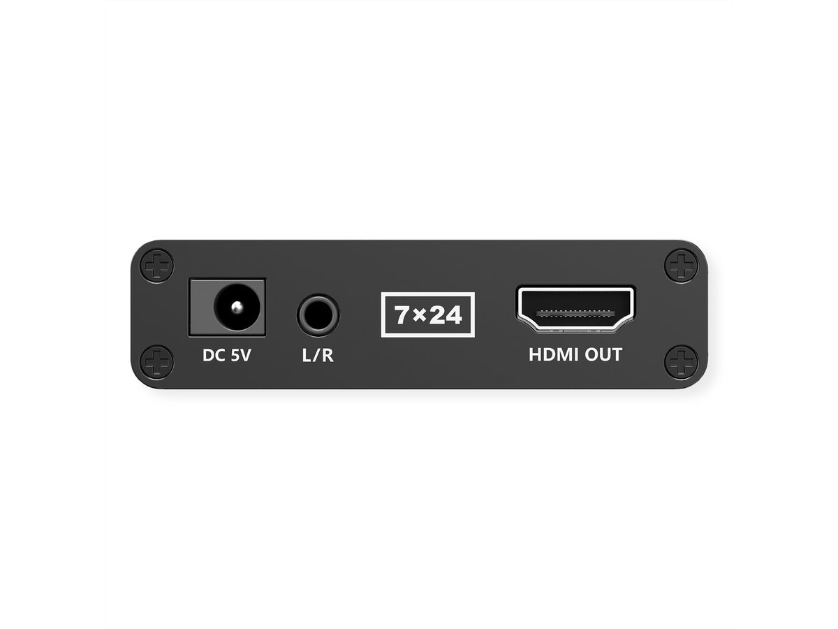 VALUE KVM-Extender via Twisted Pair, USB + HDMI 1080p@60Hz + Audio, bis 70 m