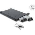 Delock Wechselrahmen für 2 x M.2 NMVe SSD mit SFF-8654 Anschluss für 12,7 mm Slim ODD Schacht (47138)