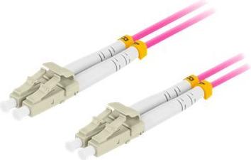Lanberg Fiber Patchk. MM LC/UPC-LC/UPC DUPLEX 1m OM4 50/125 (FO-LULU-MD41-0010-VT)