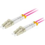 Lanberg Fiber Patchk. MM LC/UPC-LC/UPC DUPLEX 1m OM4 50/125 (FO-LULU-MD41-0010-VT)