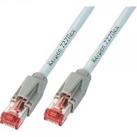EFB-Elektronik RJ45 Patchkabel Cat.6A S/FTP FR HF Kerpen F6-90 TM21 grau 5m Hersteller: EFB Elektronik (K8210GR.5)