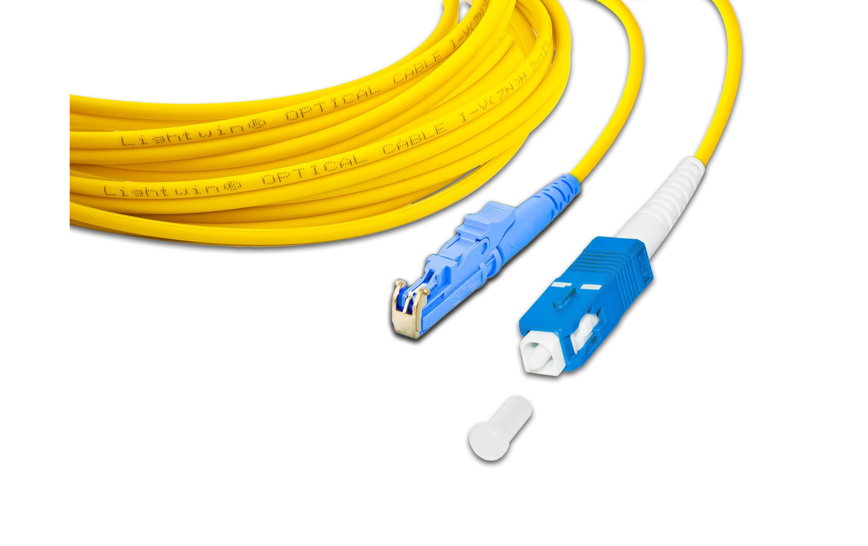 Lightwin LSP-09 LSH-SC 3.0 Simplex LWL-Patchkabel SM OS2 3 m Gelb