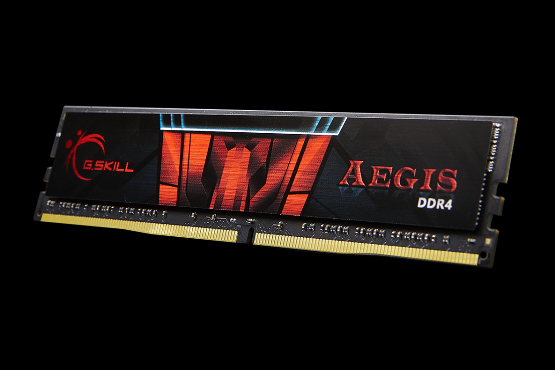G.Skill Aegis 32 GB RAM DDR4 2666 MHz CL19 Schwarz, Rot
