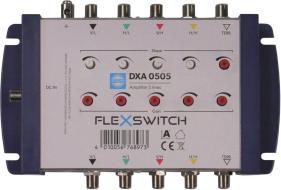 WISI FLEXSWITCH Linienverst. DXA0505 für Multischalterkaskaden 4xSAT 1 (76897)