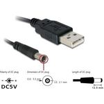 Delock Stromkabel GS-Buchse 5,4 mm (M) zu USB (M) (82197)