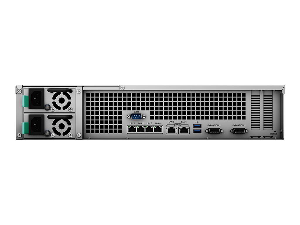Synology RackStation RS3621xs+ NAS-Server 12 Schächte 8 GB RAM Schwarz