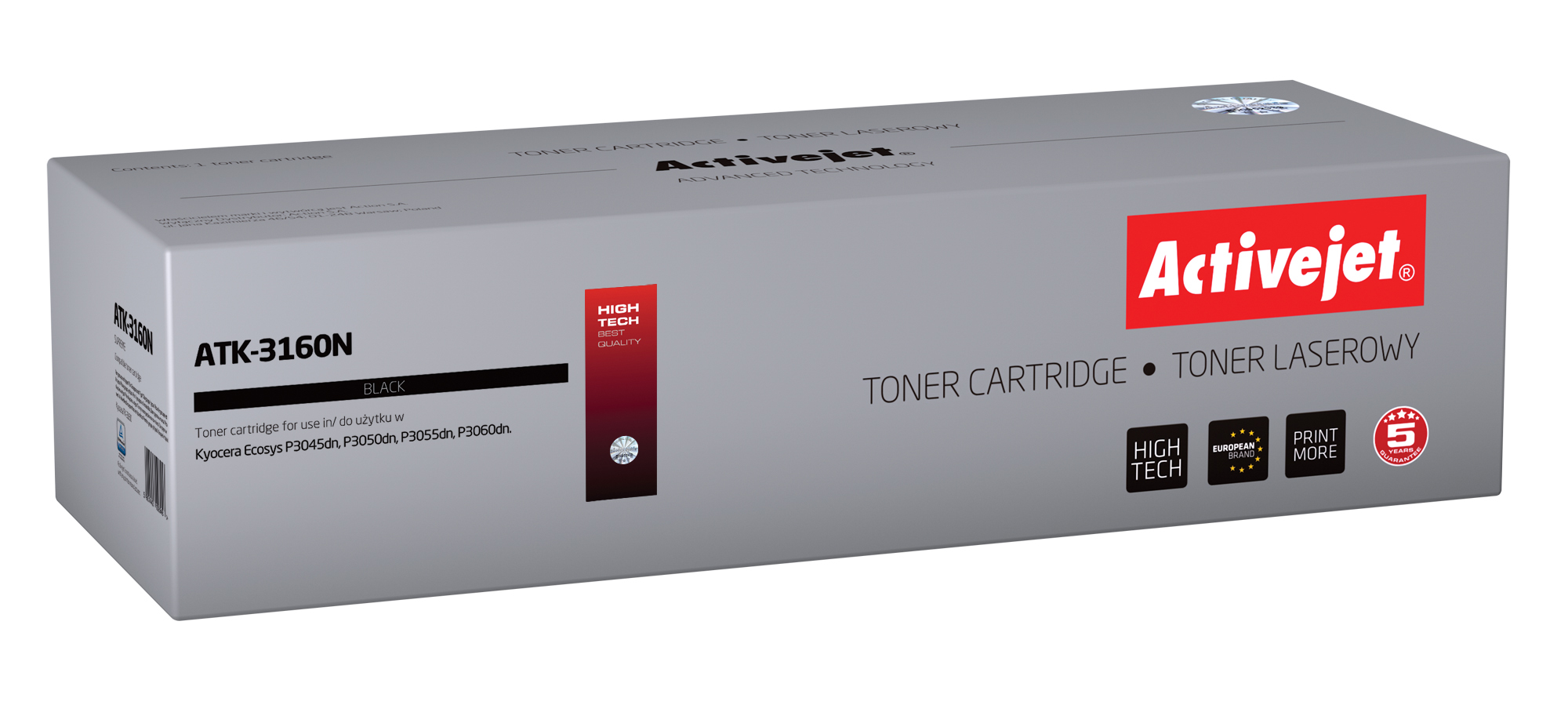 Activejet ATK-3160N Tonerkartusche Schwarz 12500 Seiten