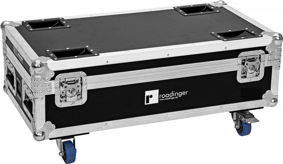 ROADINGER Flightcase 6x AKKU IP UP-4 Plus HCL Spot WDMX mit Ladefunktion (31005215)