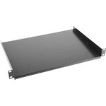 Lanberg Fachboden 48,30cm (19") 1U/483x315mm bis 25kg schwarz (AK-1008-B)