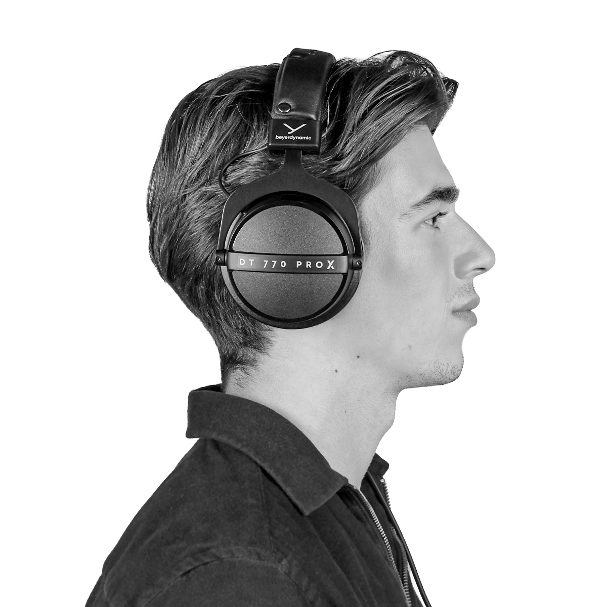Beyerdynamic DT 770 PRO X – Geschlossener Studio-Kopfhörer (ohrumschließend) – 48 Ohm – 5–40000 Hz – Abnehmbares Kabel – Schwarz