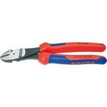 Knipex 74 22 200 Werkstatt Kraft-Seitenschneider mit Facette 200 mm