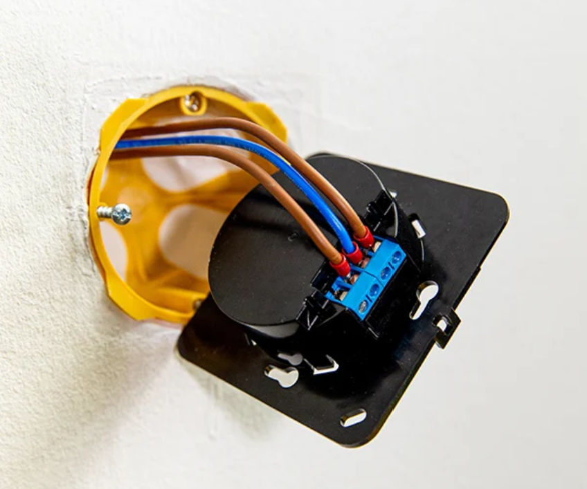 Shelly Wall Display Black & BLU H&T Black Smart-Display Unterputz WLAN Bluetooth