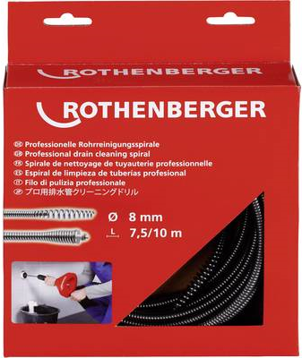 ROTHENBERGER Rohrreinigungsspirale 8mmx 7,5m/C1 Rothenberger (4004625724125)