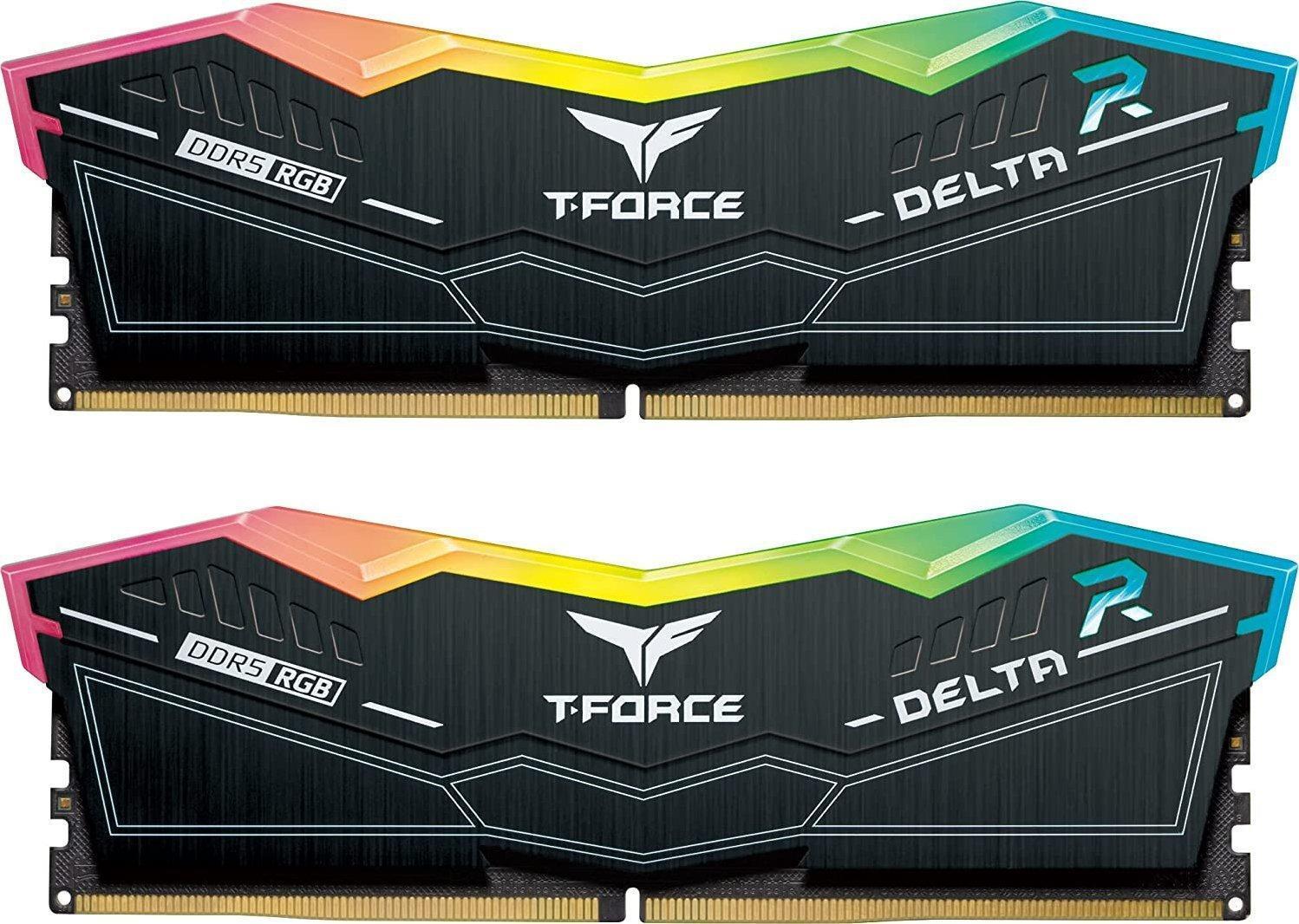 T-FORCE DELTA RGB 32 GB RAM 2 x 16 GB DDR5 6400 MHz Schwarz