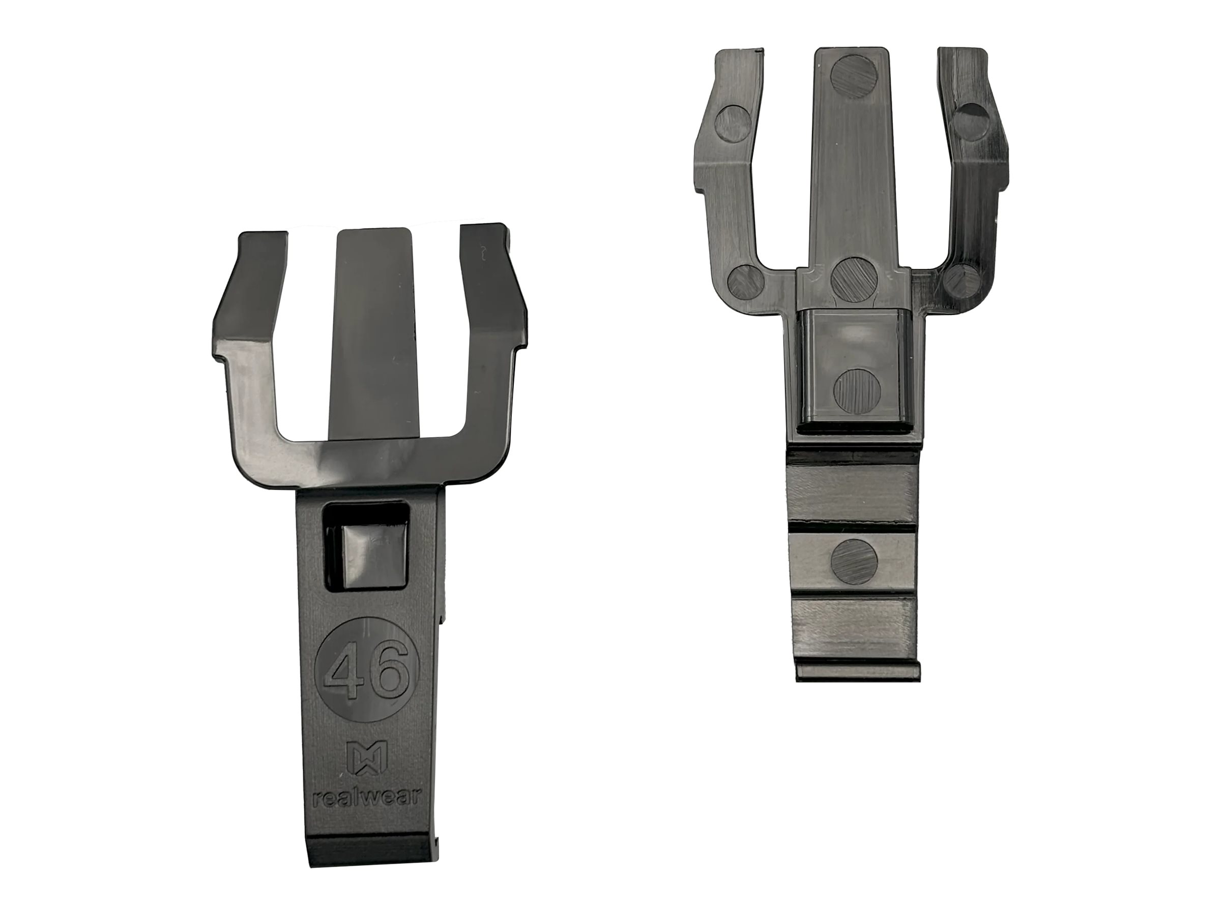 RealWear Honeywell North Zone Full Brim Hard Hat Clips 3 Paare für HMT-1 Navigator 500 Silber