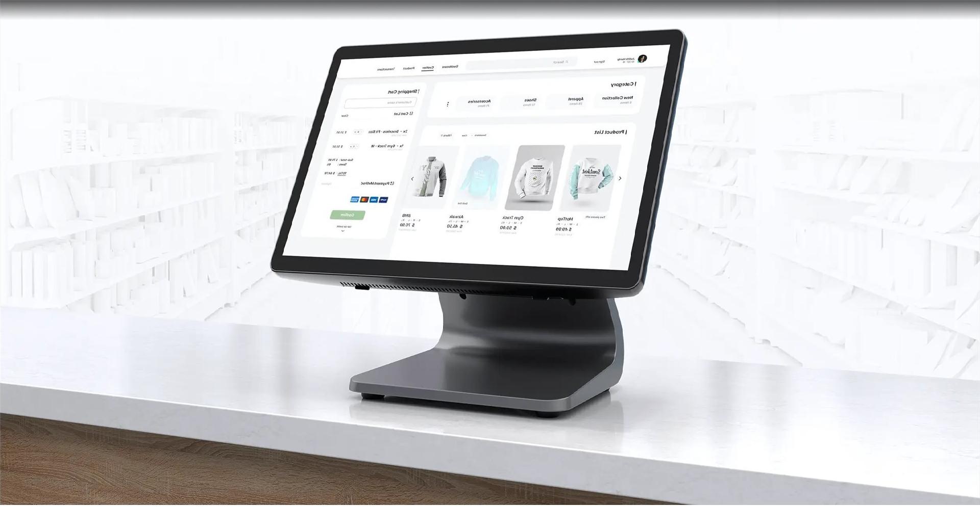 Elo E-Series 3 Kassensystem 39,6 cm (15,6") Full HD Touch, Intel Celeron, 8 GB RAM, 128 GB SSD, Win 11 IoT Enterprise, Kit (RS232), Schwarz