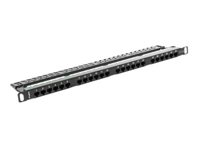 Lanberg PPU5-0024-B Patchpanel 24-Port Cat 5e 0.5U Schwarz