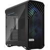 Fractal Design Torrent RGB - Tower - Erweitertes ATX - Seitenteil mit Fenster - keine Spannungsversorgung (ATX) - Schwarz - USB/Audio (FD-C-TOR1A-04)