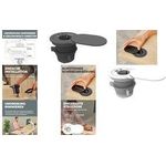 Fellowes Tisch-Einbausteckdose Power Spot, Typ F, weiß (100137178)