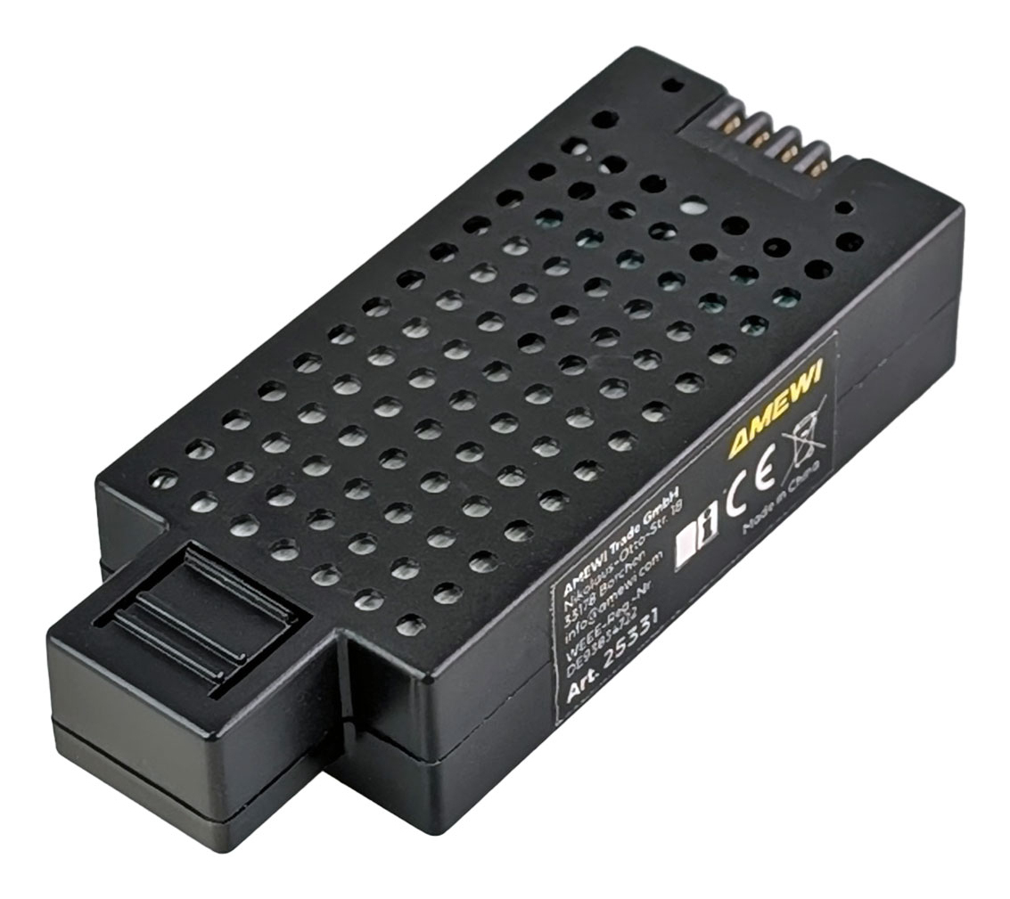 Amewi EC135 Li-Po Akku 400mAh Schwarz, Blau