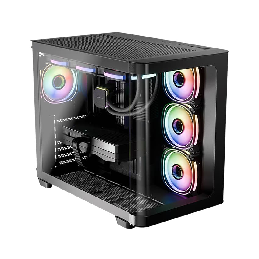 LC-Power LC Power Gaming 8001B Pro-Storm Dark Midi Tower ATX Schwarz