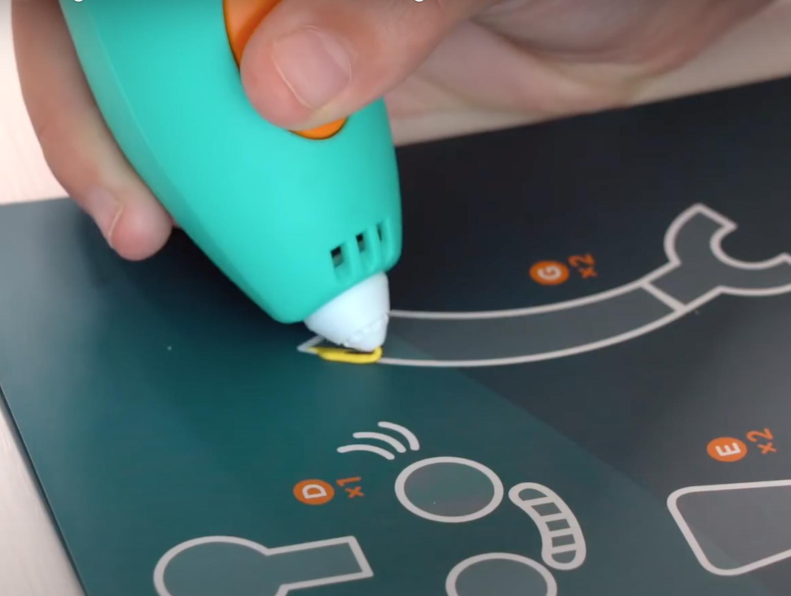 3Doodler Start Plus 3D-Stift 0,77 mm Türkis, Gelb
