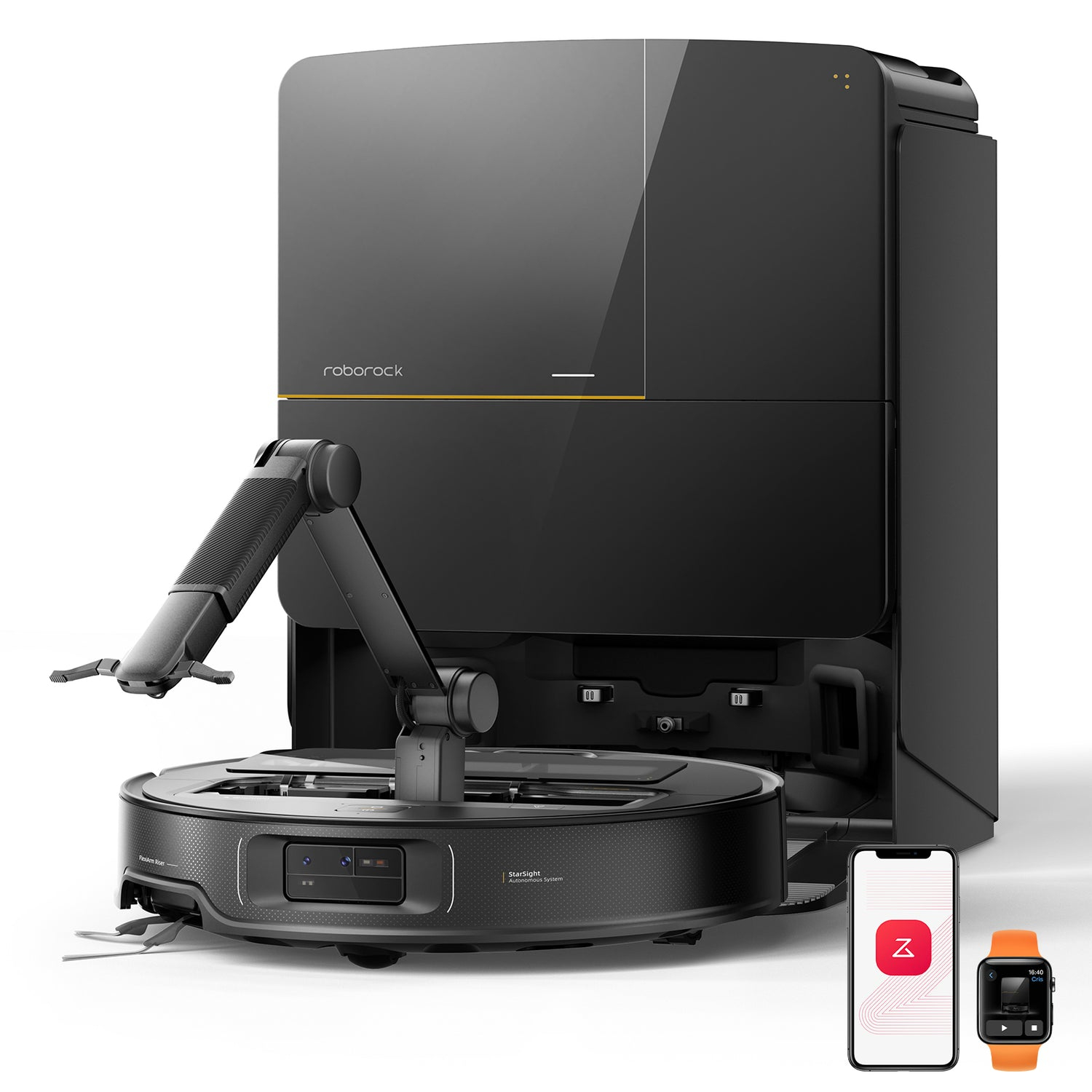 Roborock Saros Z70 Saugroboter Schwarz