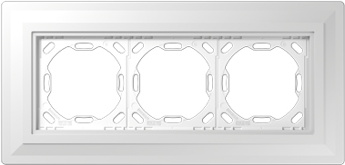 Einputzadapter 3-f.wandbündige Mont PA 983 G 125-0 (PA983G125-0)