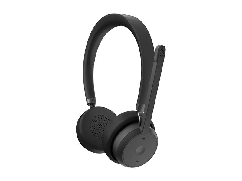 Lenovo Wireless VoIP Headset Kabellos On-Ear Bluetooth Microsoft Teams Schwarz