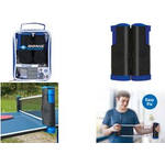 DONIC SCHILDKRÖT Tischtennis Netzgarnitur Flexnet selbstspannendes Nylonnetz, mit Aufrollmechanismus, - 1 Stück (808334)